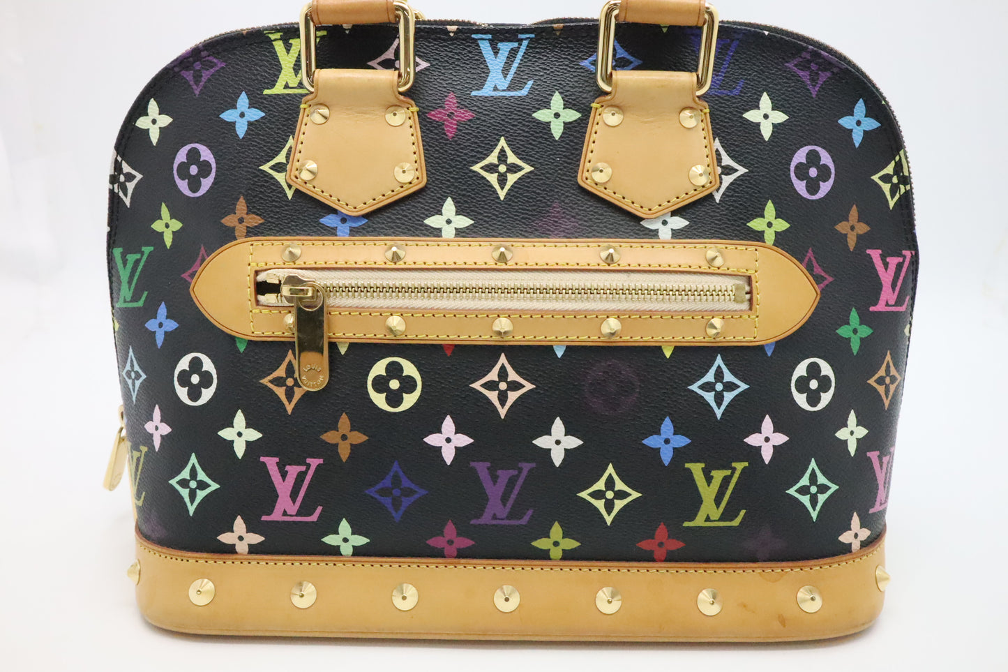 Louis Vuitton Alma PM in Black Multicolor Monogram Canvas