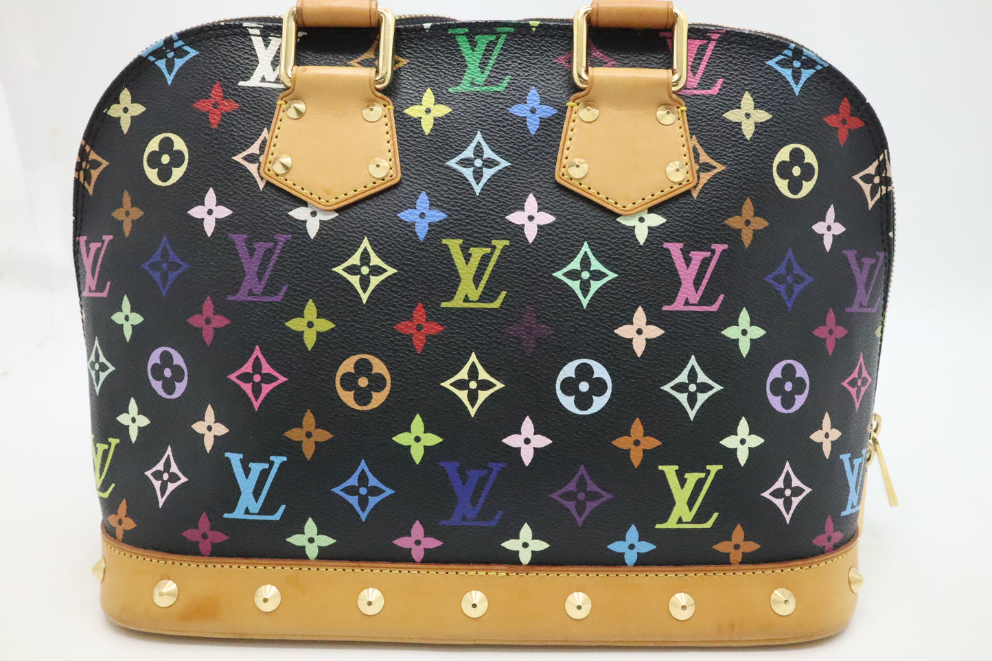 Louis Vuitton Alma PM in Black Multicolor Monogram Canvas