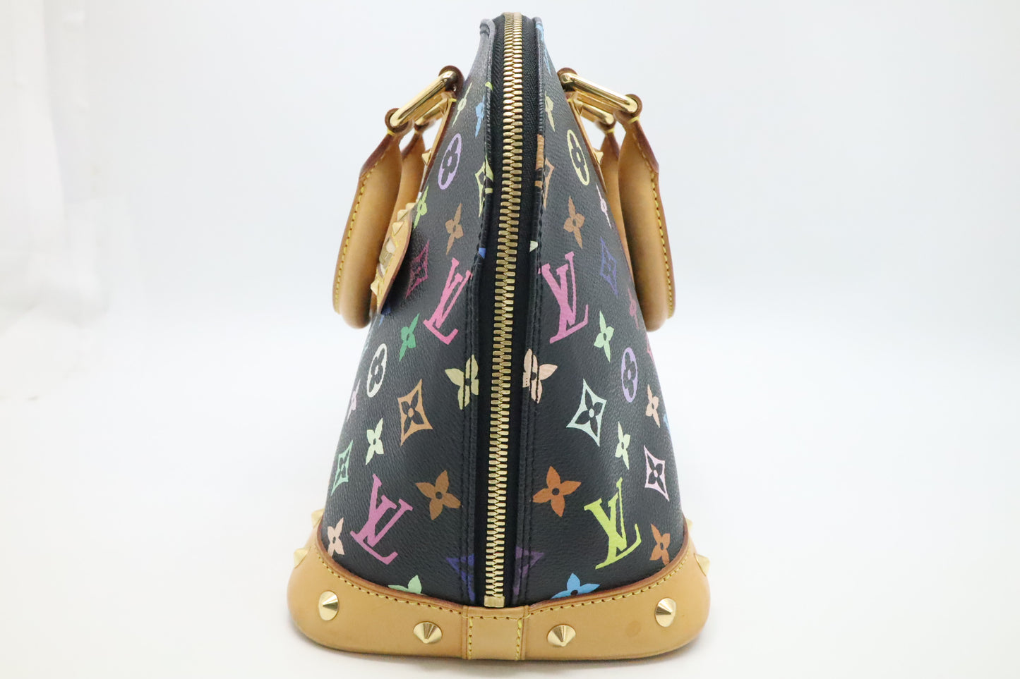 Louis Vuitton Alma PM in Black Multicolor Monogram Canvas