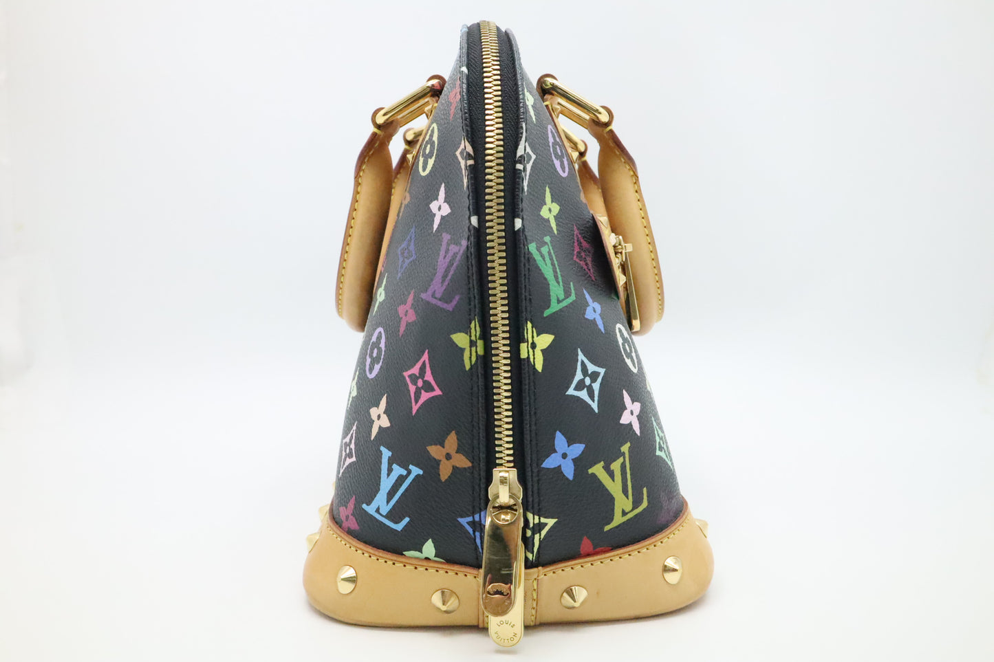 Louis Vuitton Alma PM in Black Multicolor Monogram Canvas