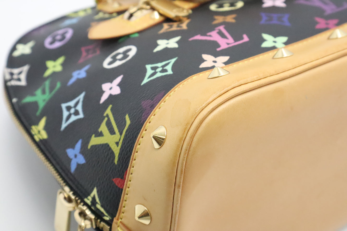 Louis Vuitton Alma PM in Black Multicolor Monogram Canvas