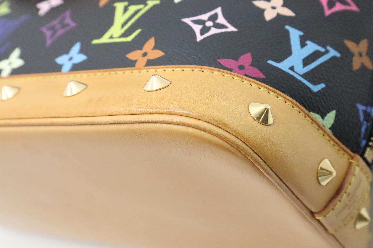 Louis Vuitton Alma PM in Black Multicolor Monogram Canvas