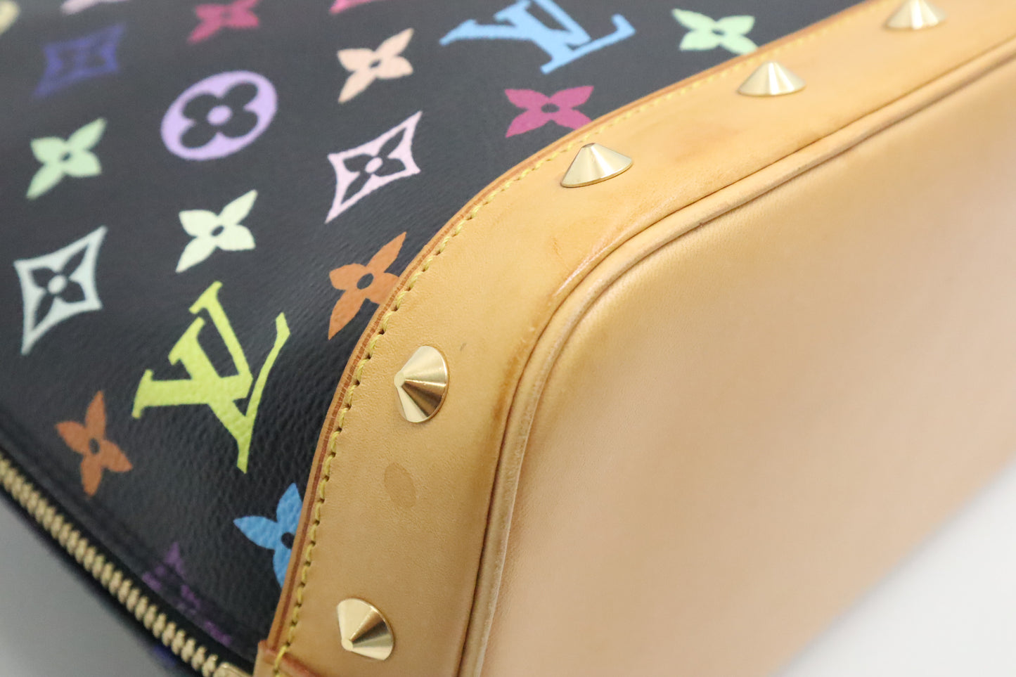 Louis Vuitton Alma PM in Black Multicolor Monogram Canvas