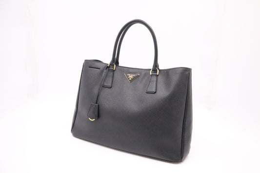 Prada Galleria in Black Saffiano Leather