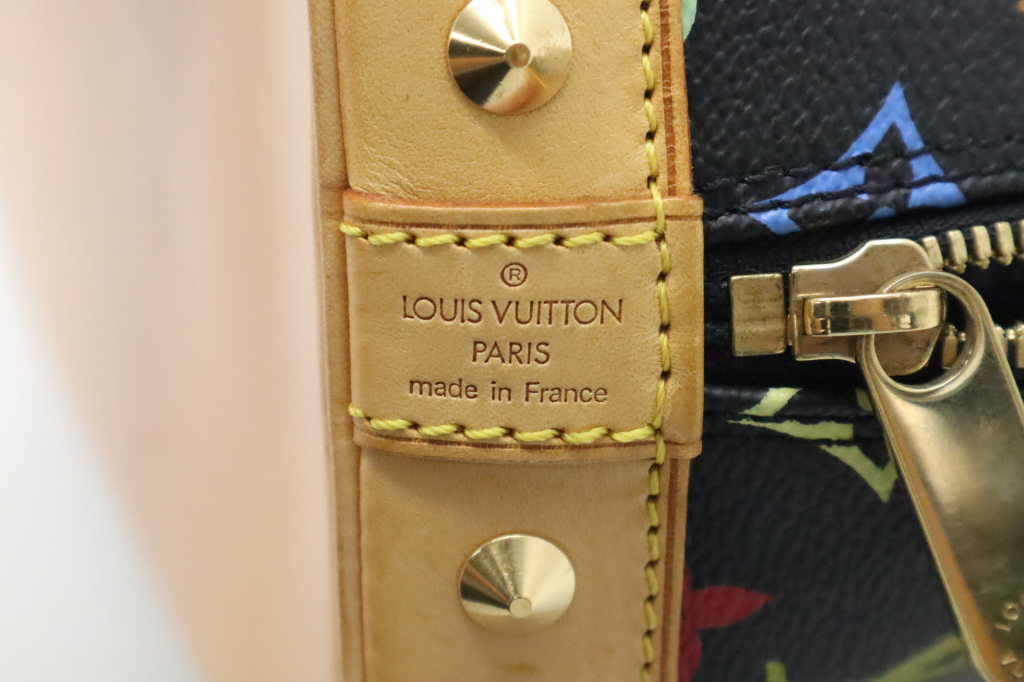 Louis Vuitton Alma PM in Black Multicolor Monogram Canvas