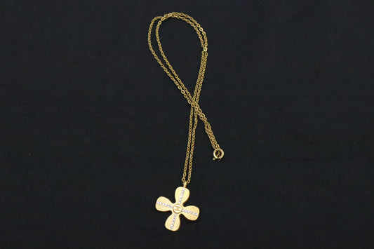 Chanel Clover Necklace