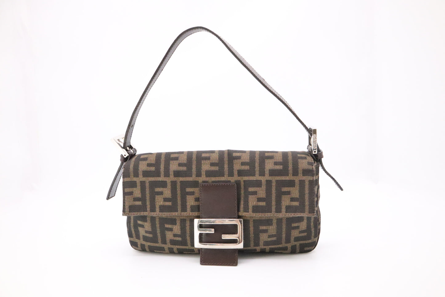 Fendi Baguette in Zucca Canvas