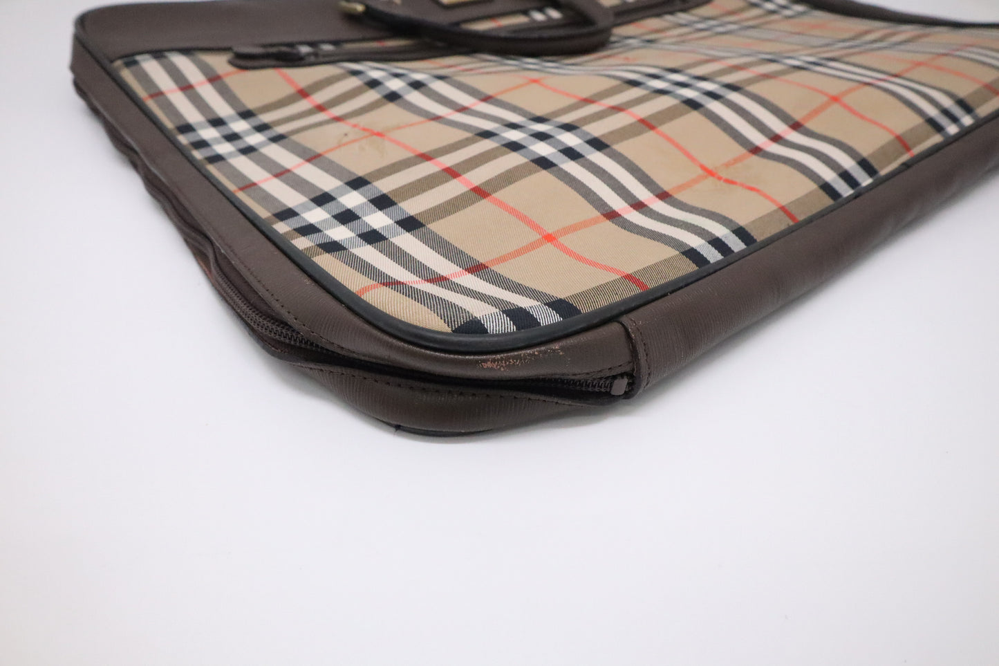 Burberry Large Travel Garment Bag in Nova Check Canvas