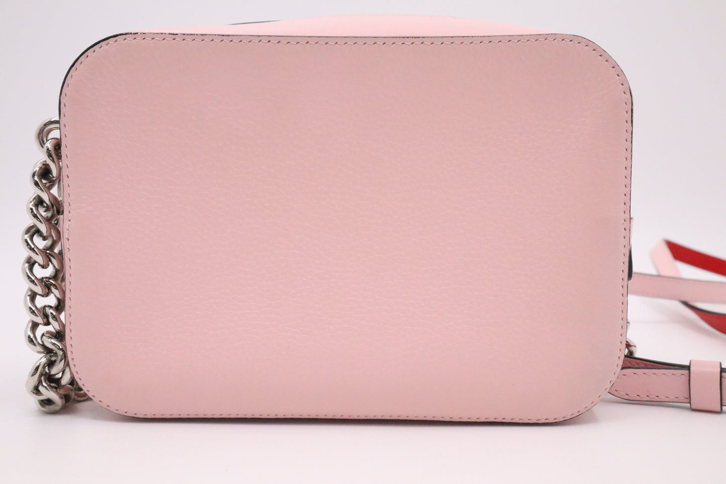 Louboutin Mini Rubylou Crossbody in Pink Leather