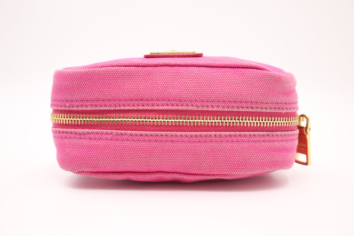 Prada Cosmetics Pouch in Pink Canvas