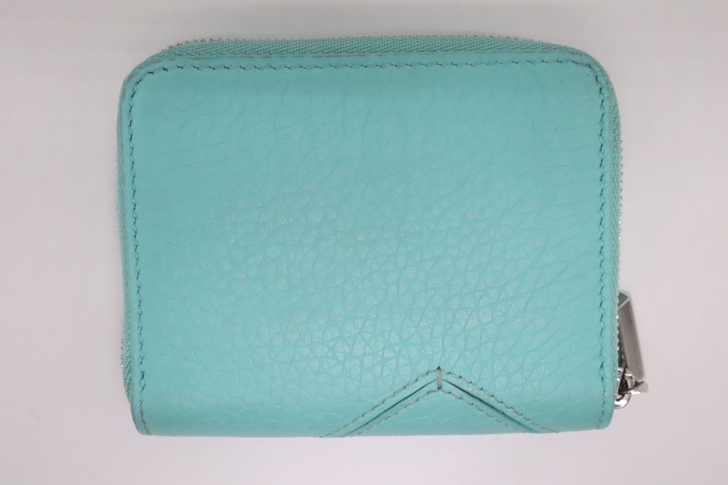 Tiffany & Co. Compact Zippy in Tiffany Blue Leather