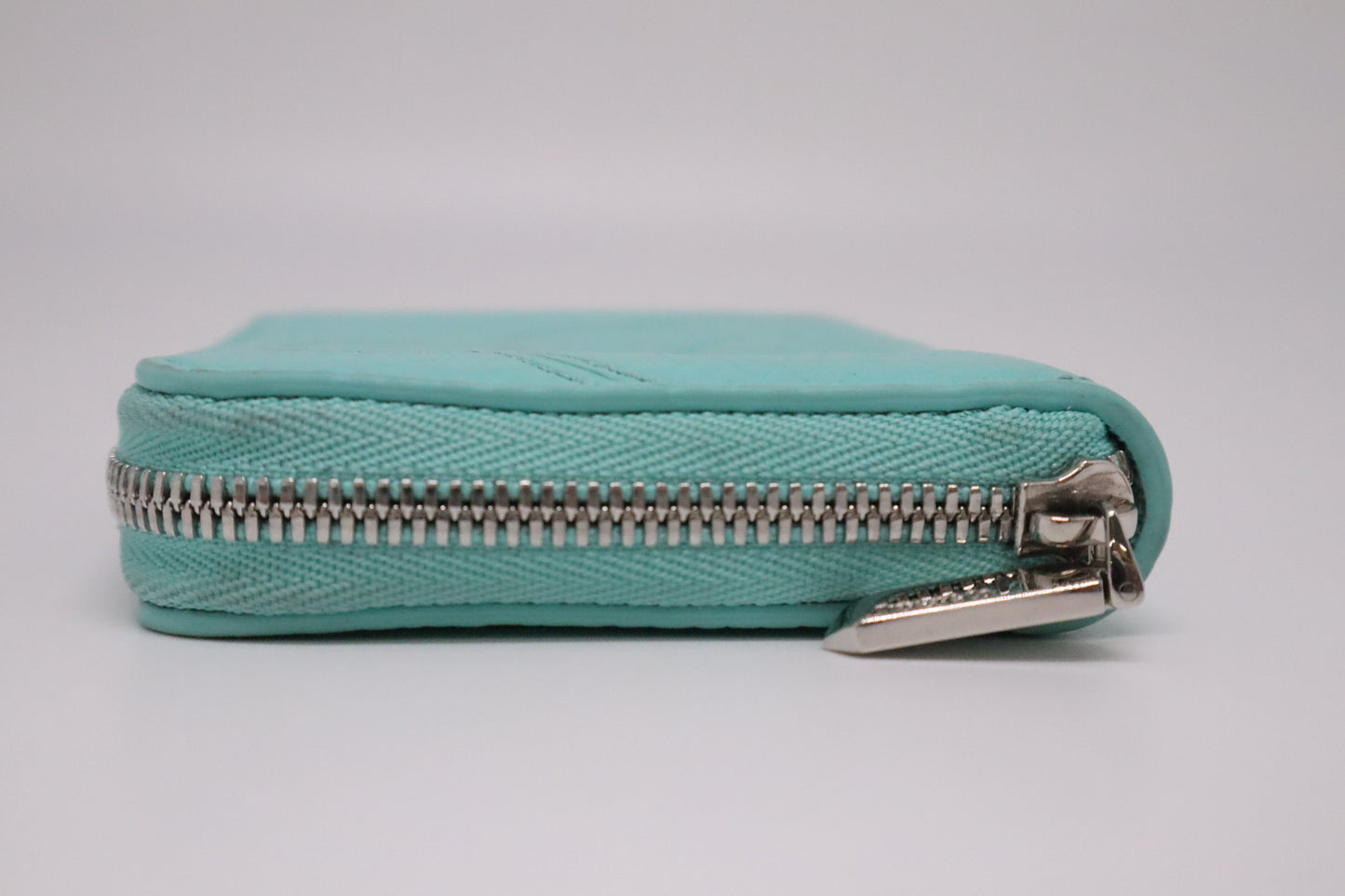 Tiffany & Co. Compact Zippy in Tiffany Blue Leather