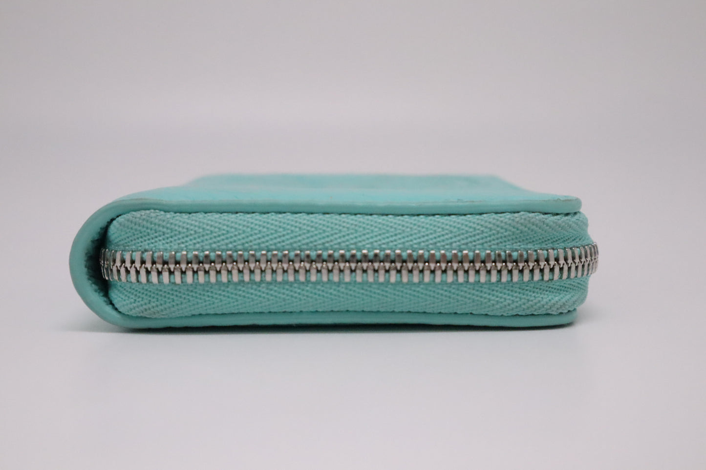 Tiffany & Co. Compact Zippy in Tiffany Blue Leather