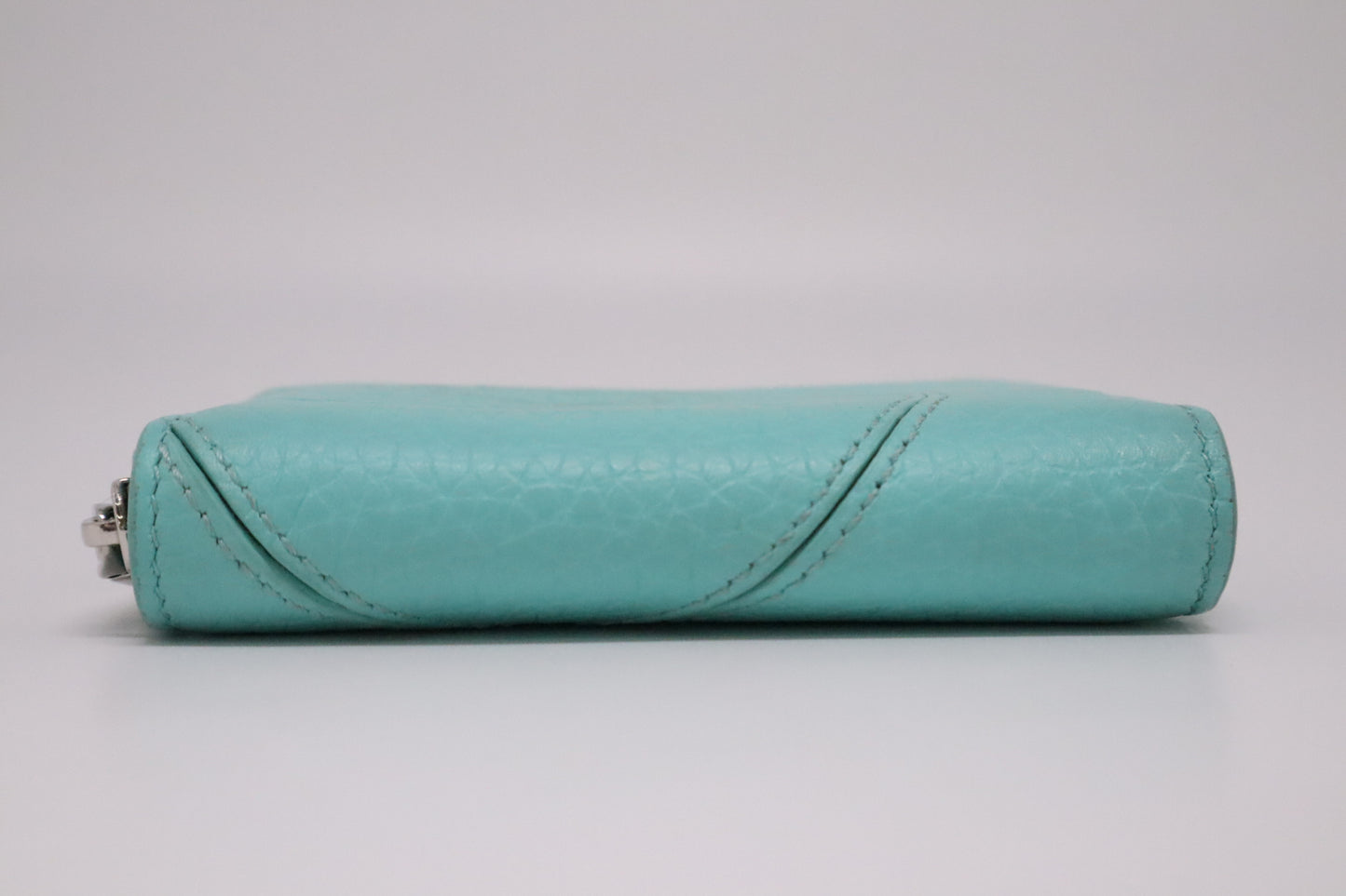 Tiffany & Co. Compact Zippy in Tiffany Blue Leather