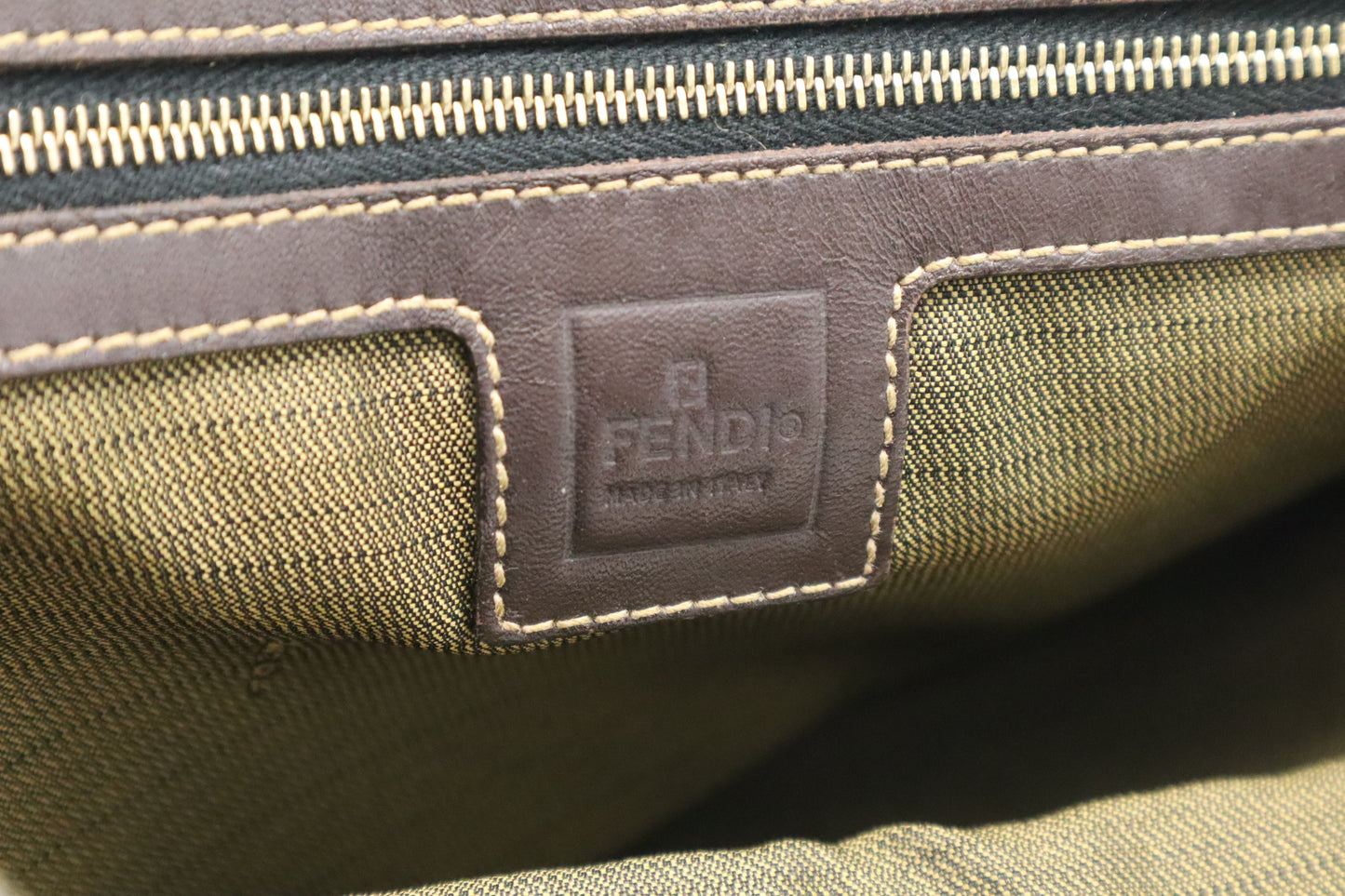 Fendi Handbag in Zucca Canvas