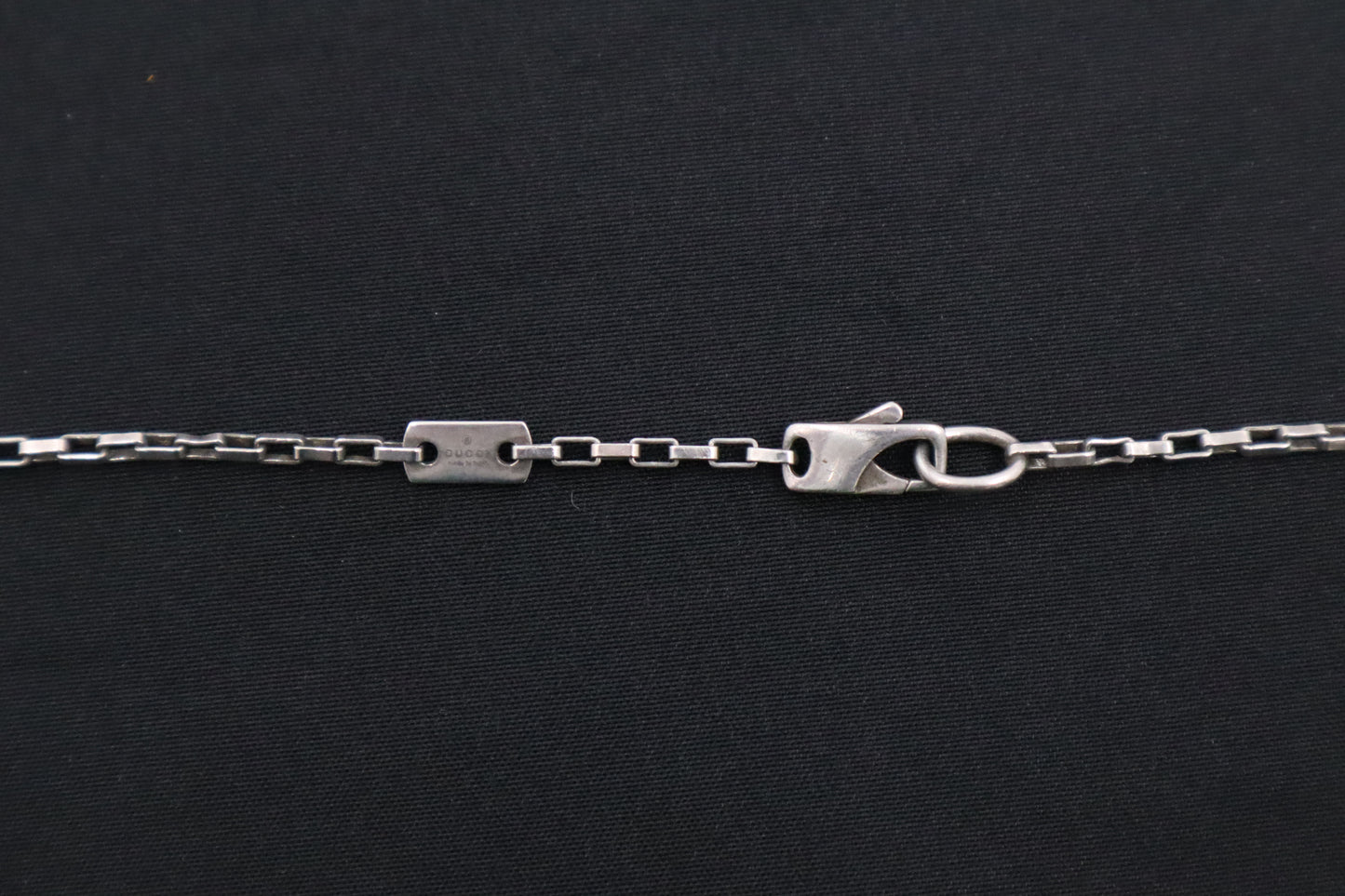 Gucci "G" Necklace in Sterling Silver