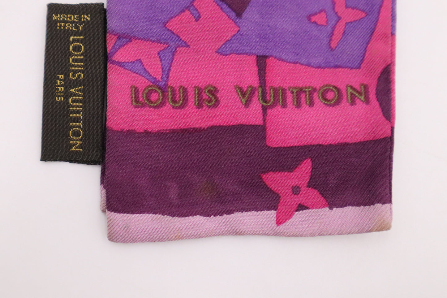 Louis Vuitton Bandeau in Purple Silk