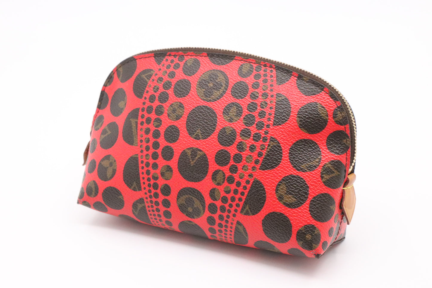 Louis Vuitton x Yayoi Kusama Pochette Cosmetique in Red Infinity Dots Monogram Canvas