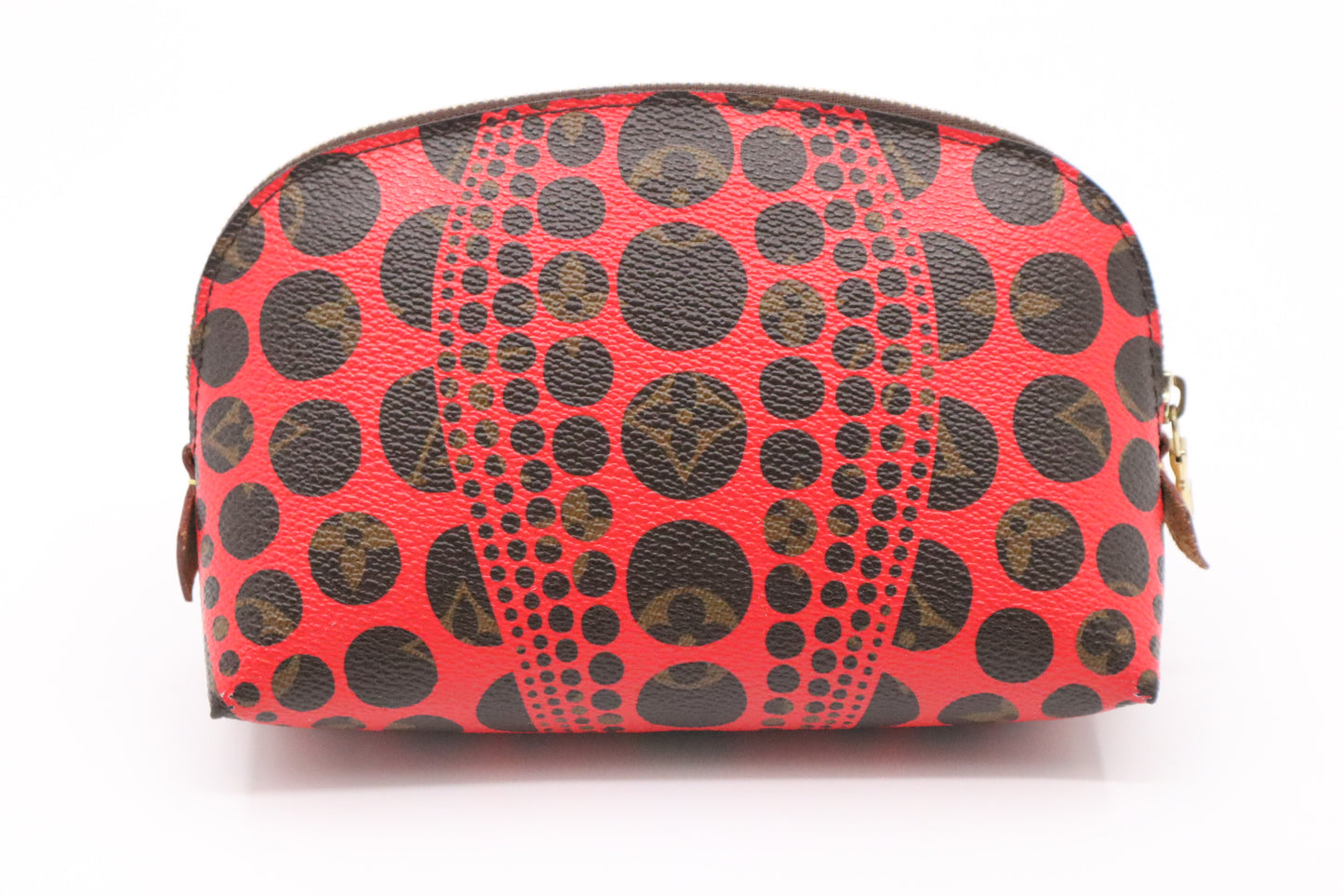 Louis Vuitton x Yayoi Kusama Pochette Cosmetique in Red Infinity Dots Monogram Canvas