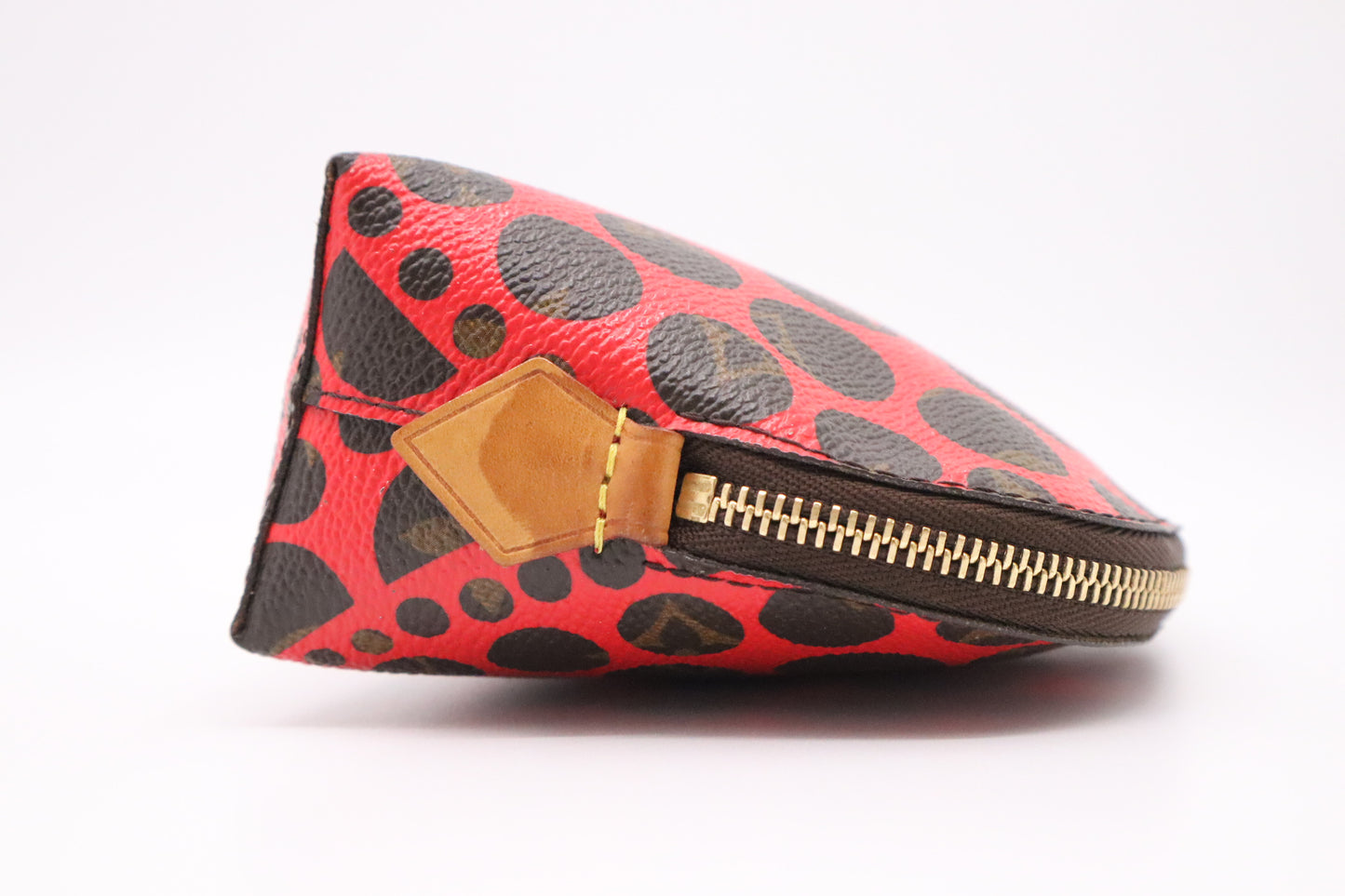 Louis Vuitton x Yayoi Kusama Pochette Cosmetique in Red Infinity Dots Monogram Canvas