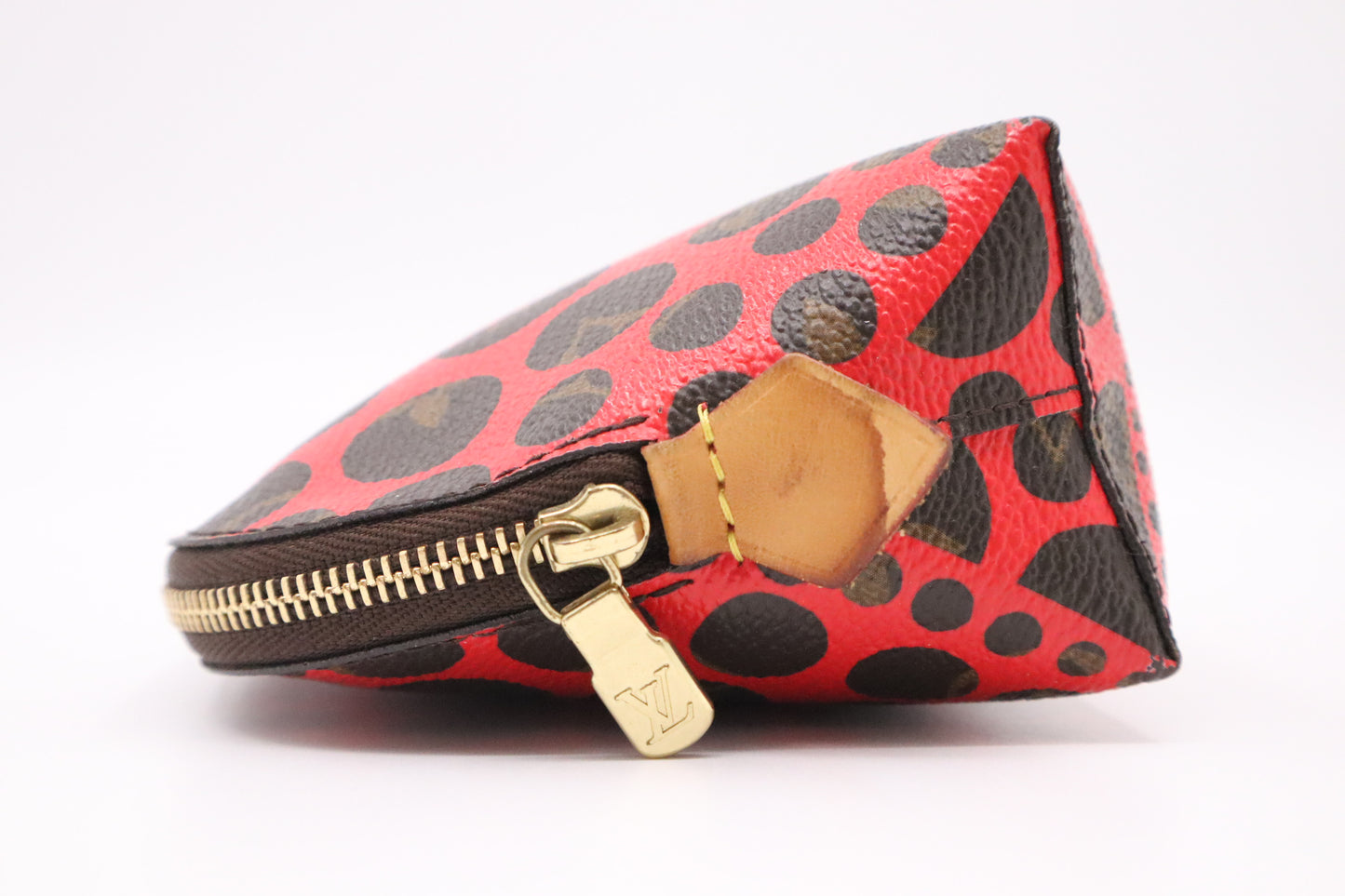 Louis Vuitton x Yayoi Kusama Pochette Cosmetique in Red Infinity Dots Monogram Canvas