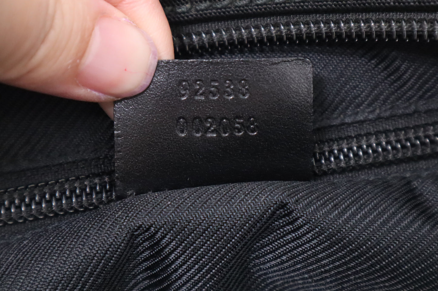 Gucci Messenger Bag in Black Canvas