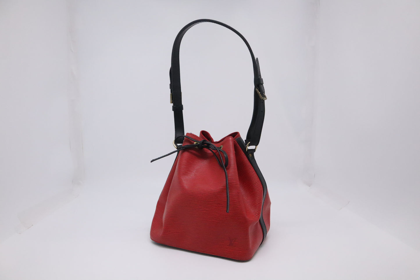 Louis Vuitton Noe in Red and Black Epi Leather