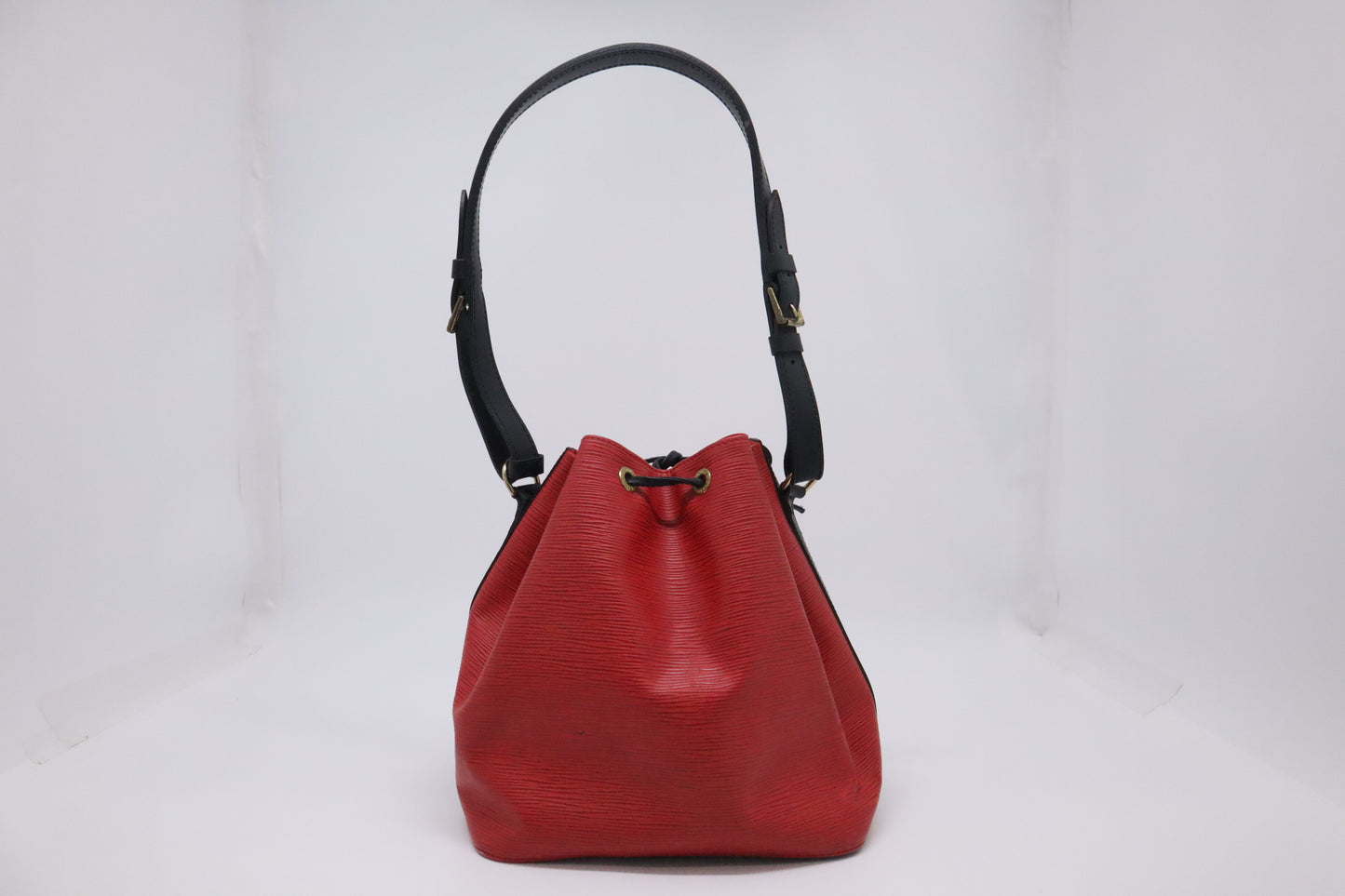 Louis Vuitton Noe in Red and Black Epi Leather