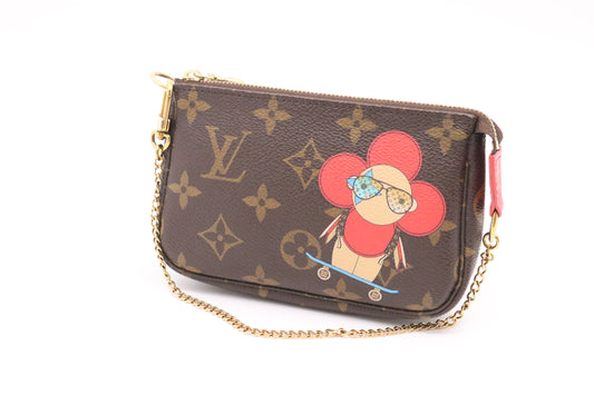 Louis Vuitton Mini Pochette in Vivienne Christmas Monogram Canvas