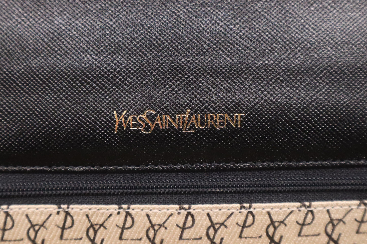 YSL Saint Laurent Clutch in Black Leather