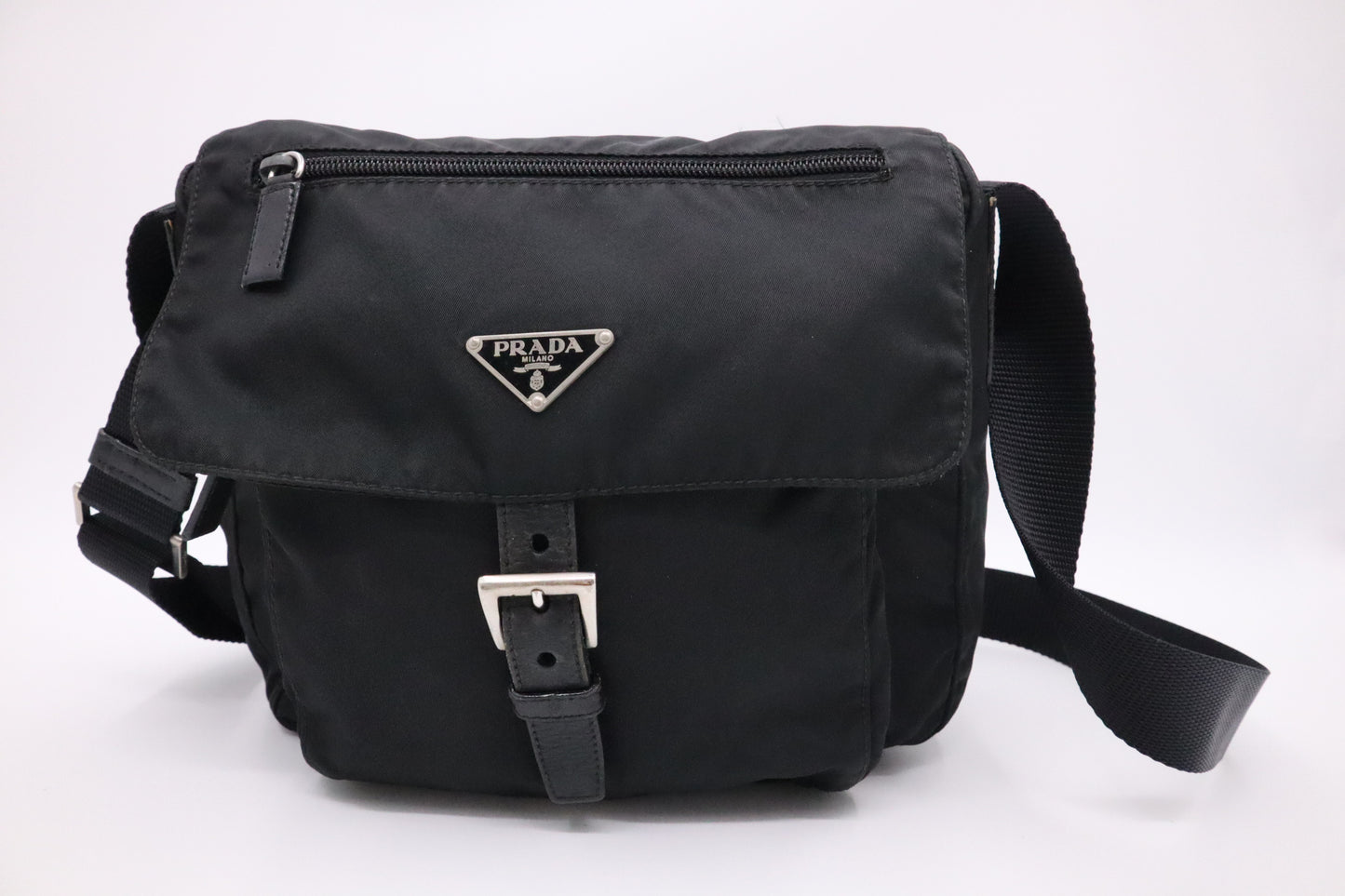 Prada Crossbody Bag in Black Nylon
