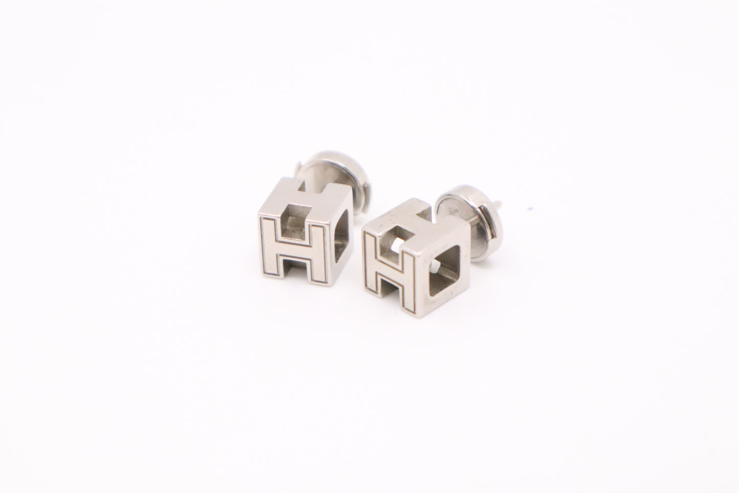 Hermes H Cube Earrings