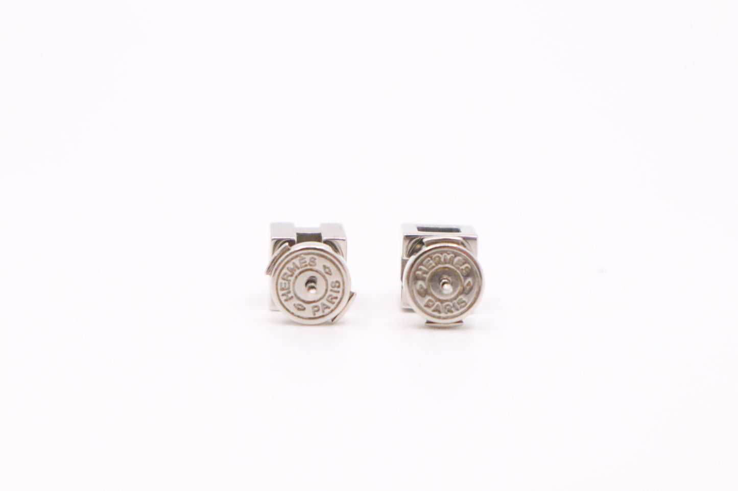 Hermes H Cube Earrings