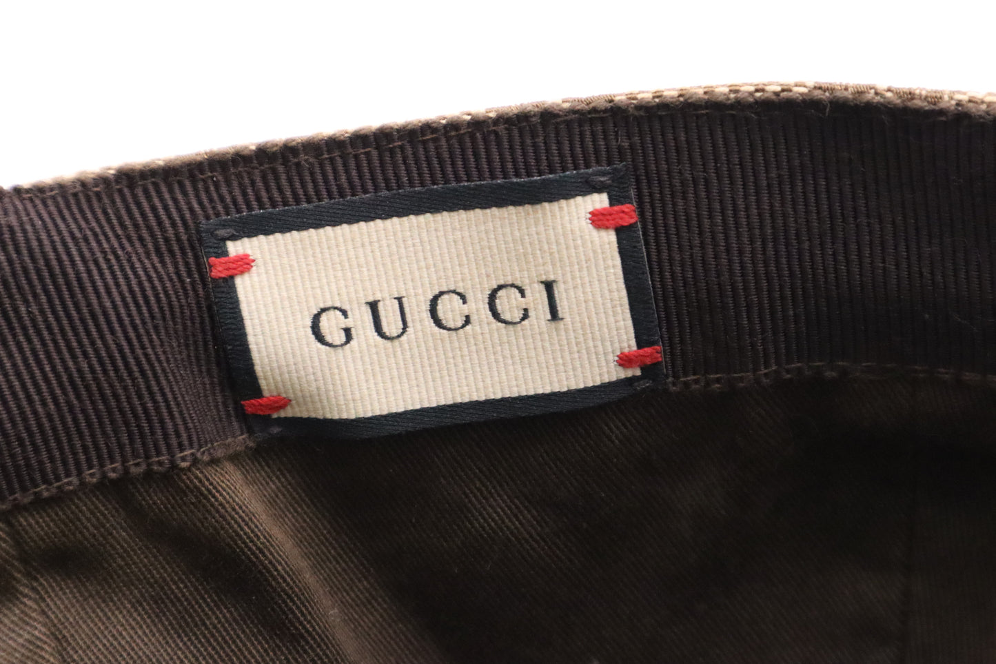 Gucci Cap in Beige GG Canvas