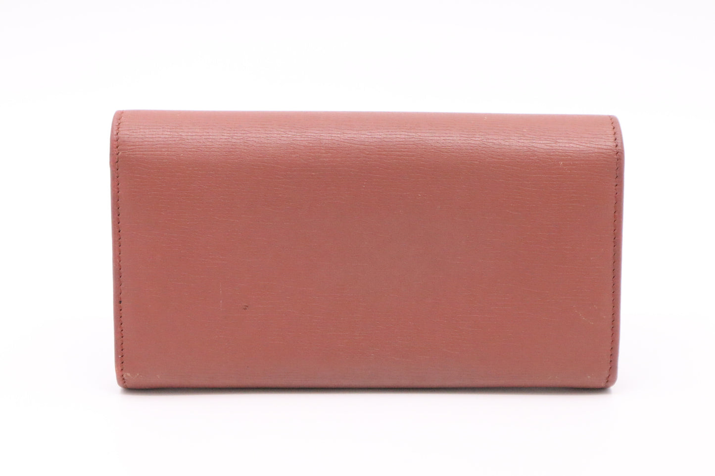 Gucci Long Wallet in Pink Leather