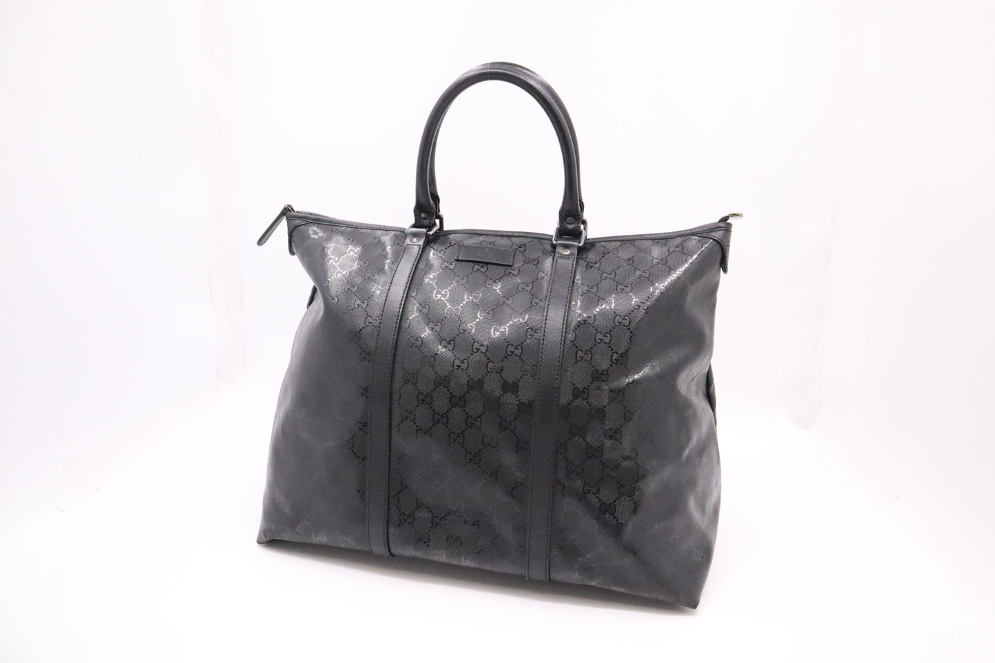 Gucci Tote Bag in Black Imprime Canvas