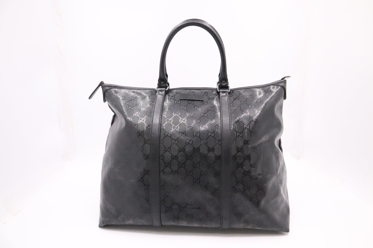 Gucci Tote Bag in Black Imprime Canvas