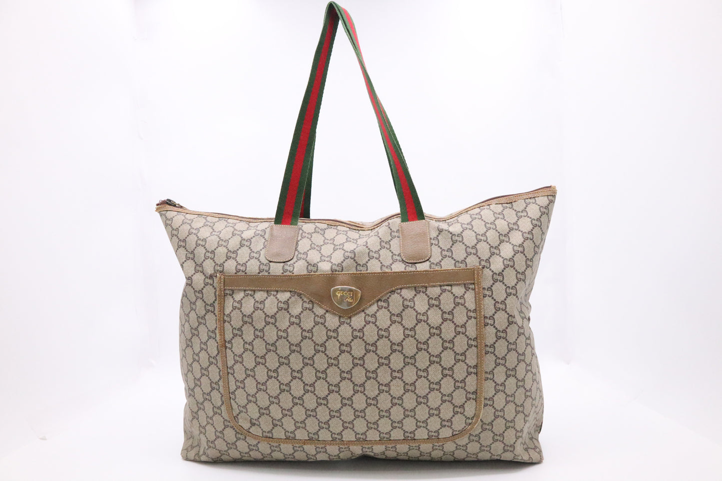 Gucci Plus Travel Tote in GG Coated Canvas
