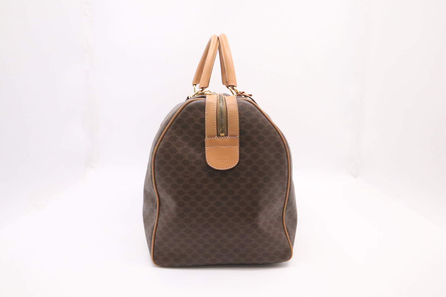 Celine Duffle Bag in Brown Macadam Canvas