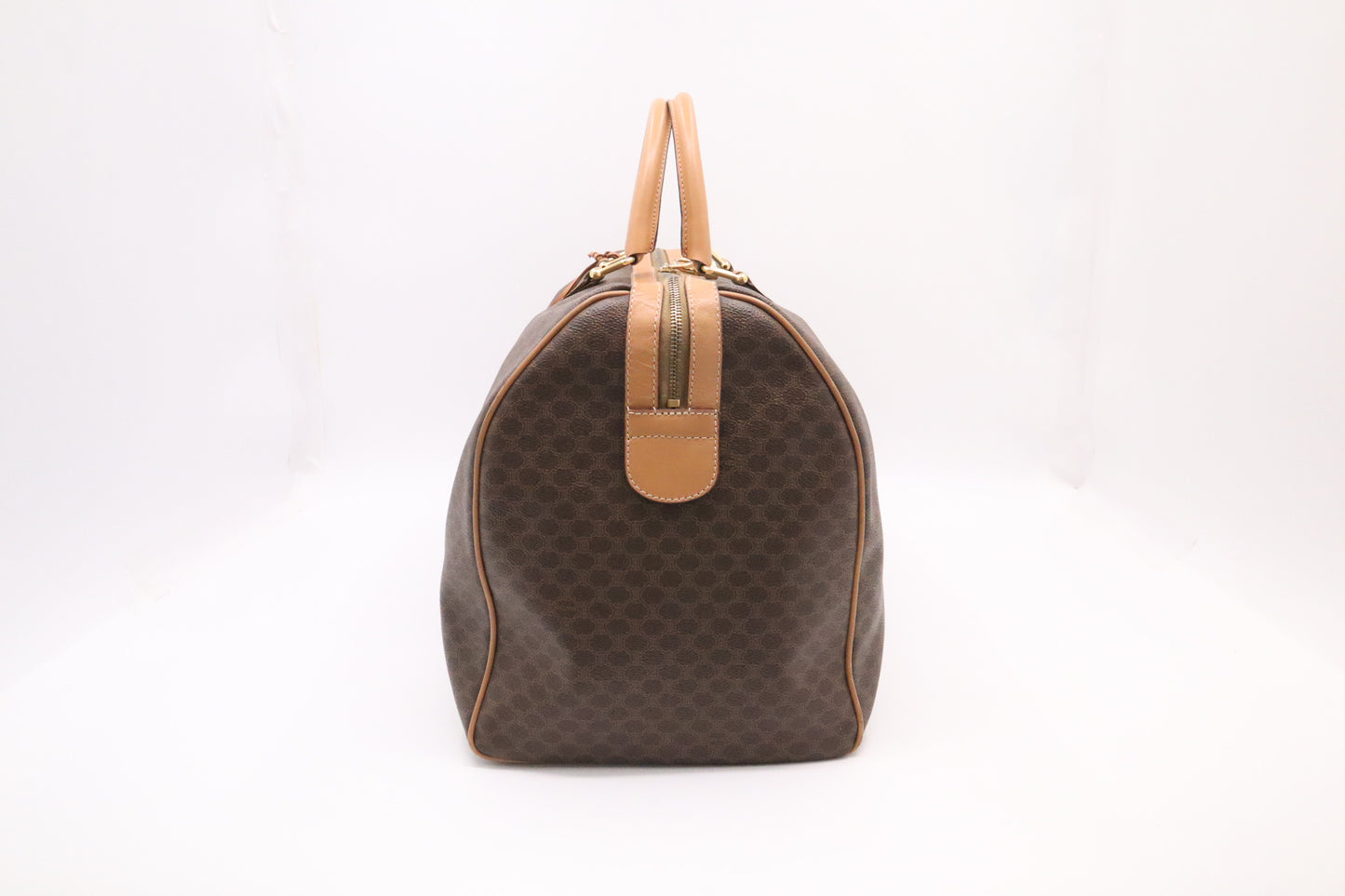 Celine Duffle Bag in Brown Macadam Canvas