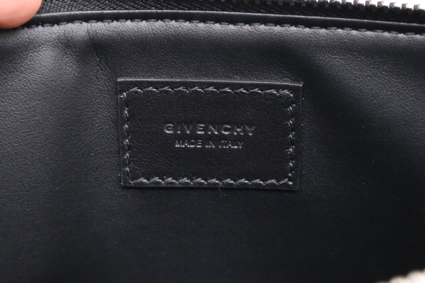 Givenchy Pouch in Black Canvas