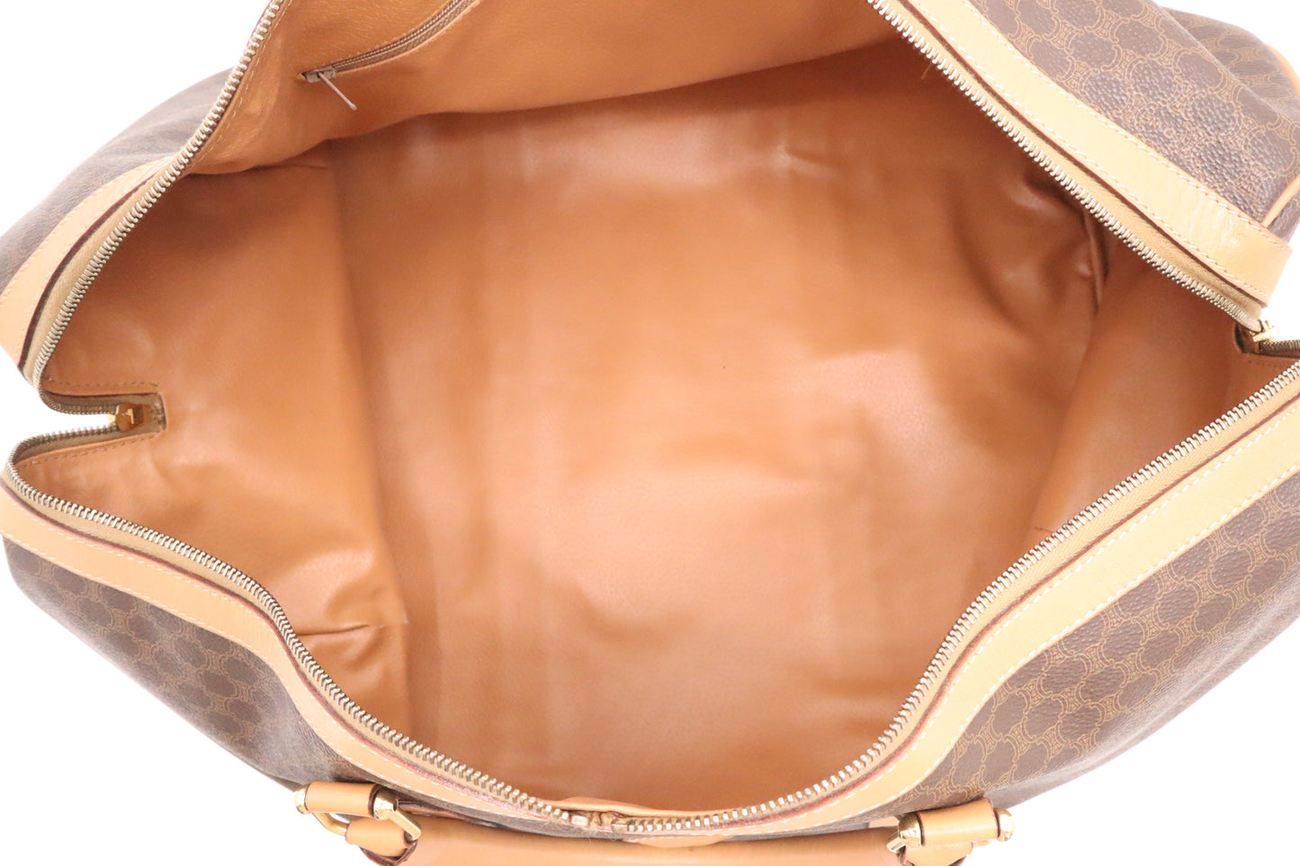 Celine Duffle Bag in Brown Macadam Canvas