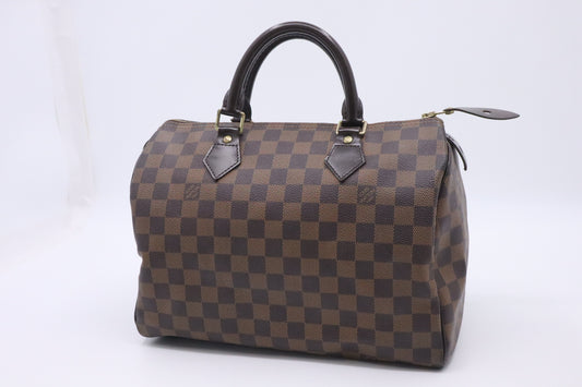 Louis Vuitton Speedy 30 in Damier Ebene Canvas