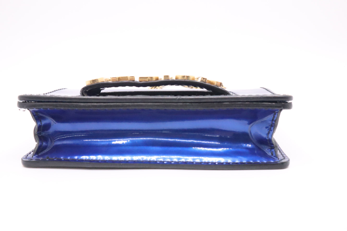 Dior J'Adior Shoulder Bag in Electric Blue Patent Leather