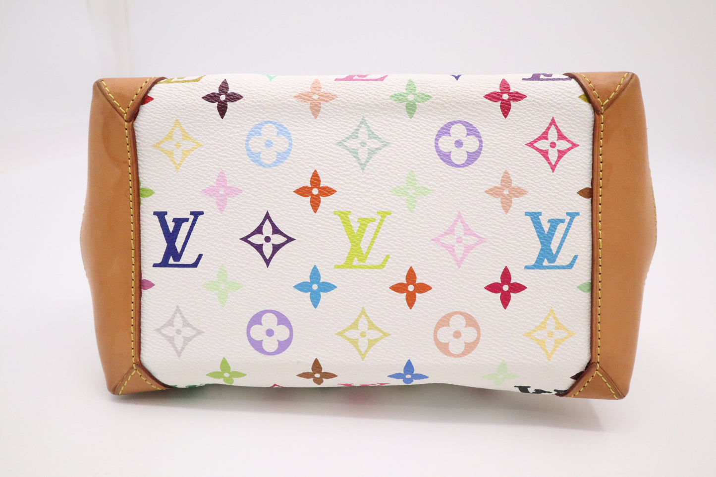 Louis Vuitton Audra in White Multicolor Monogram Canvas