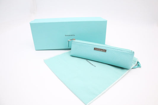 Tiffany & Co. Pen Case in Blue Leather