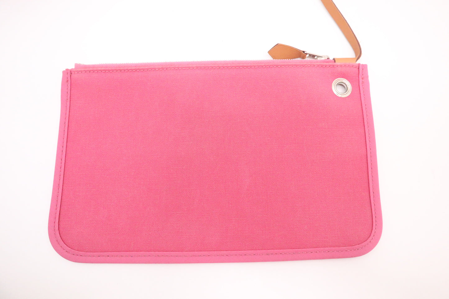 Hermes Herbag Zip 31 in Pink Canvas