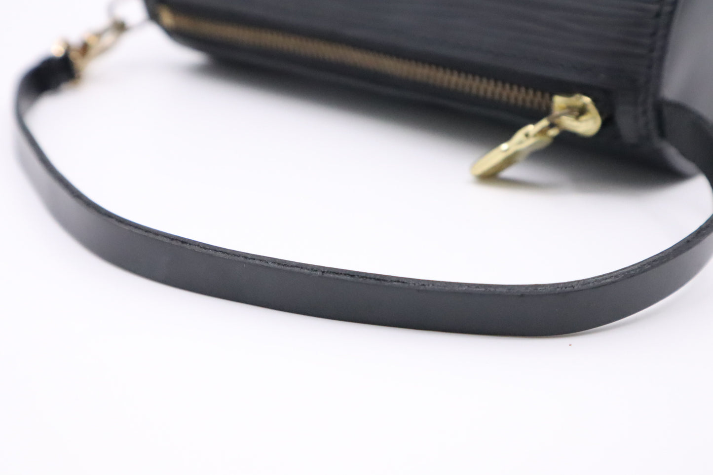Louis Vuitton Papillon Pouch in Black Epi Leather