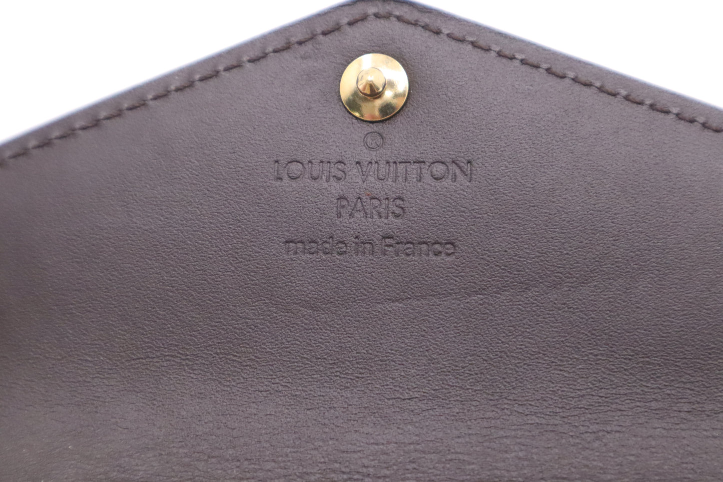 Louis Vuitton Key Case in Amarante Vernis Leather