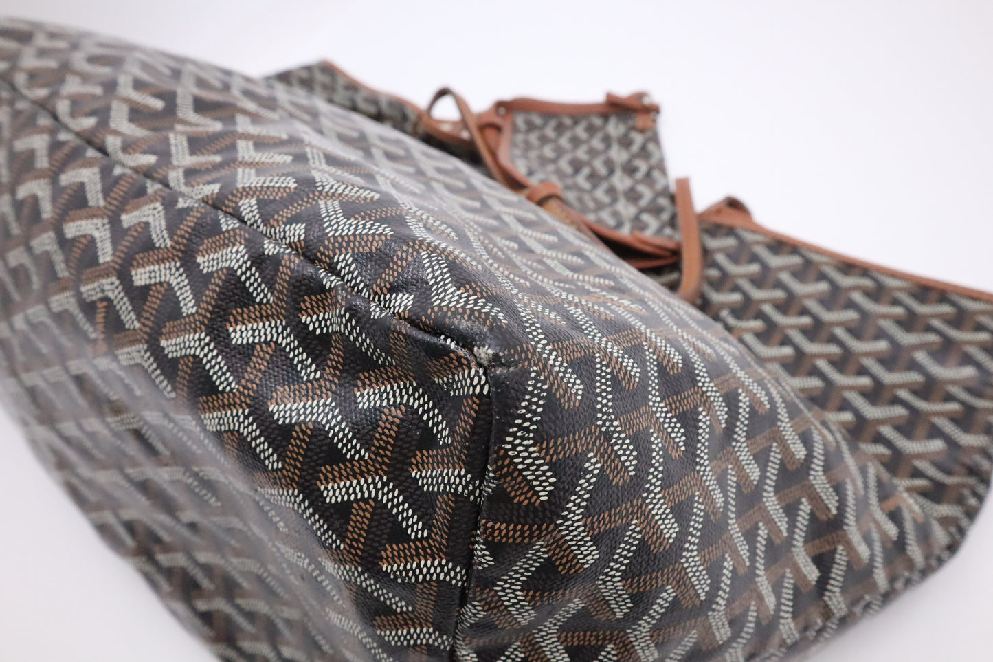 Goyard Saint Louis GM in Brown Goyardine Canvas